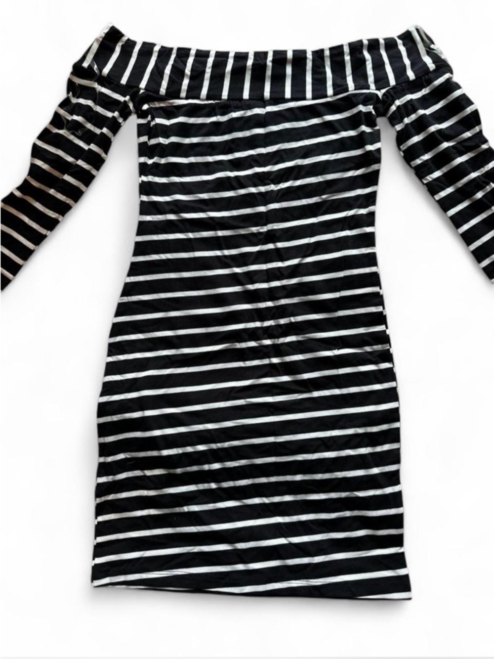Striped Bodycon Dress, SIZE: S